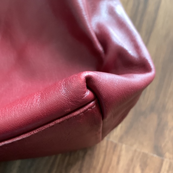 SOLD no longer available - Burgundy Leather Tote - Picture 11 of 15